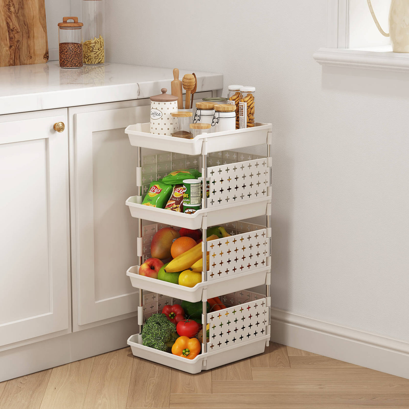 plastic drawers stackable Multi-layer Storage Shelf Small Storage Drawers