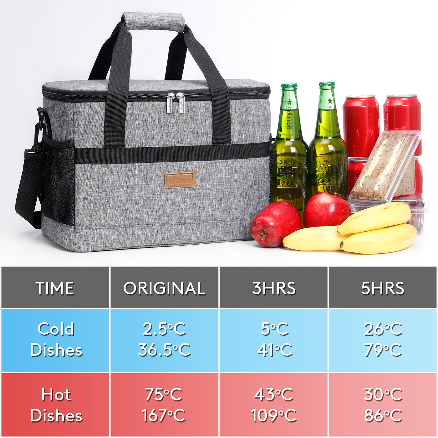 Insulated Lunch Tote Bag for Women/Men - Lifewit – Lifewitstore