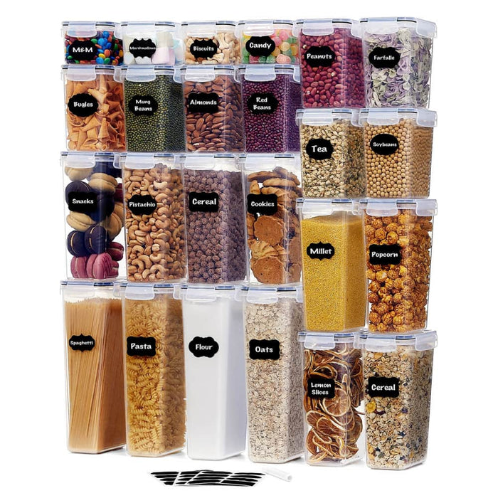 Food Storage Container For Rice Flour Sugar Airtight Kitchen Pantry  Organizer