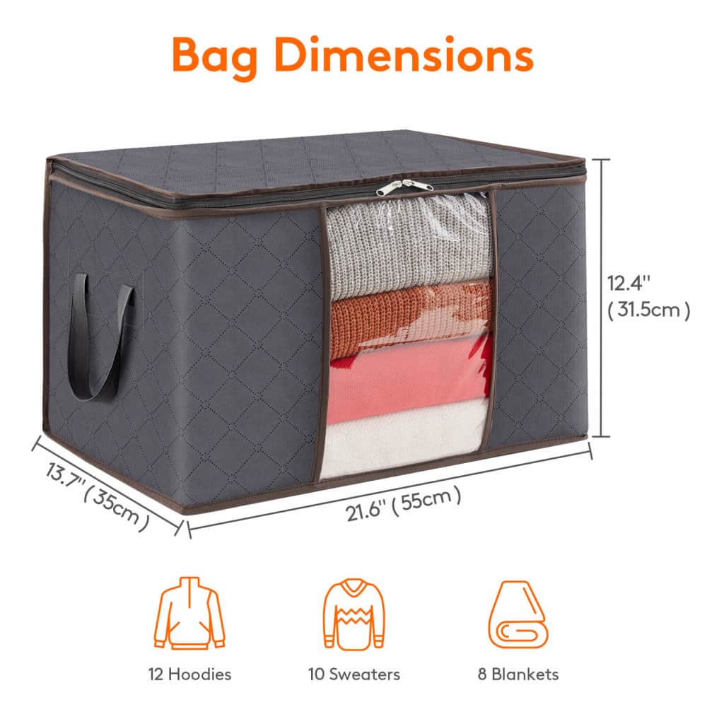 Foldable Clothes Storage Bag With Zipper - Lifewit – Lifewitstore