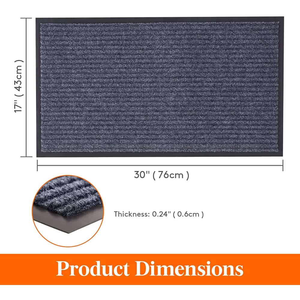 Thin Indoor Door Mat with Rubber Backing - Lifewit – Lifewitstore
