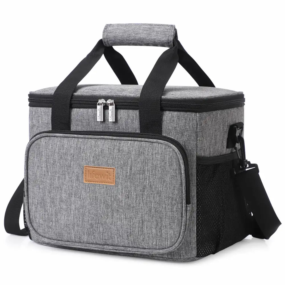 Insulated Lunch Bag For Men Women Thermos Cooler Adults Tote Leakproof Lunch  Box 