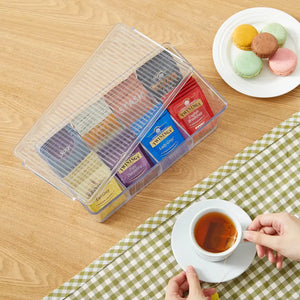 Lifewit Plastic Tea Bag Organizer Bins Box Tea