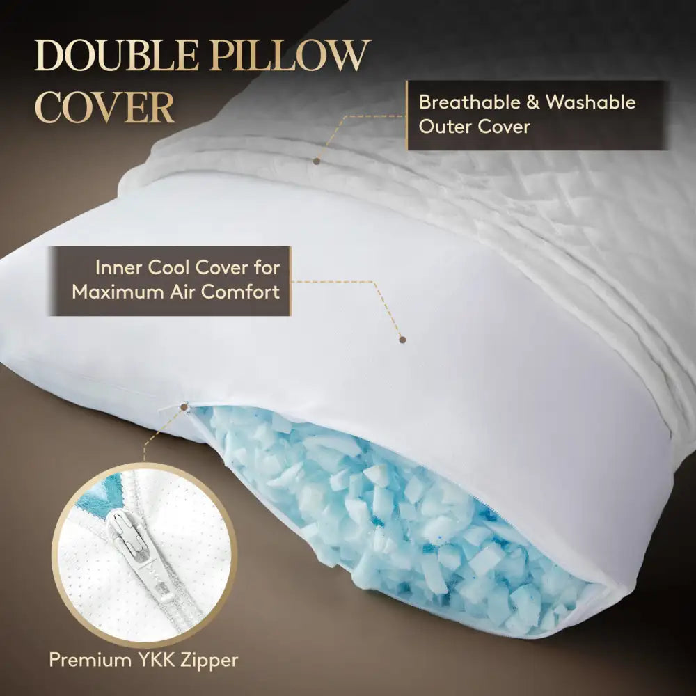 Premium Shredded Foam Pillow - Dream Foam